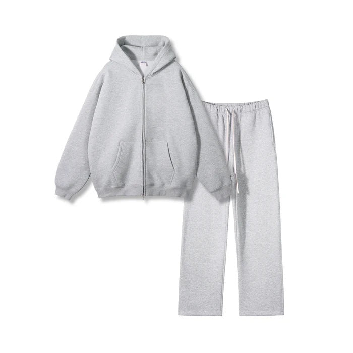 "Belleza-Basic Zip Tracksuit