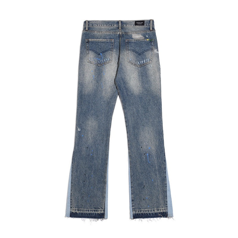 "Wavy"- Flared Denim
