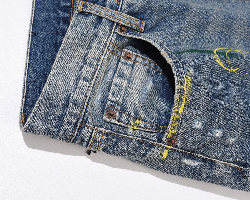 "Wavy"- Flared Denim