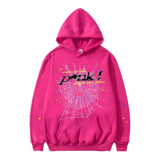 "Sp5der-Hoodie" Pink