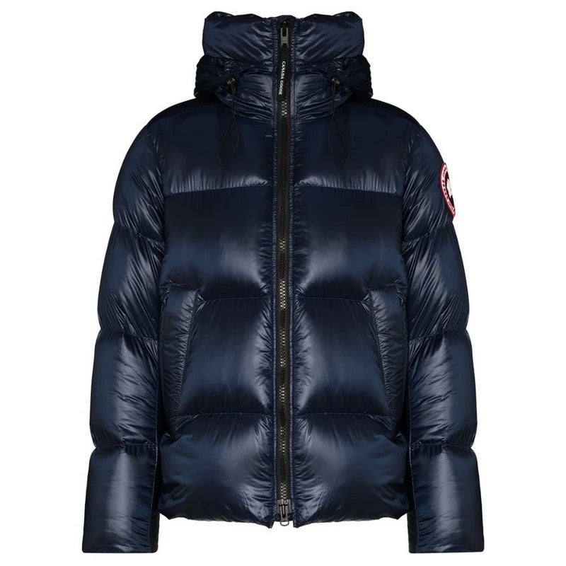 "Goose" Shiny Puffer Blue