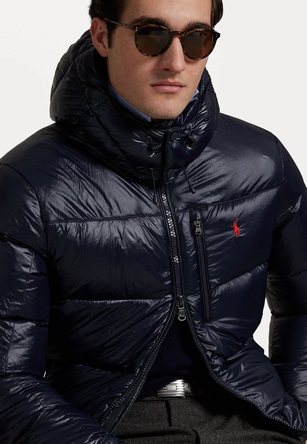 "RL" Shiny Puffer Blue