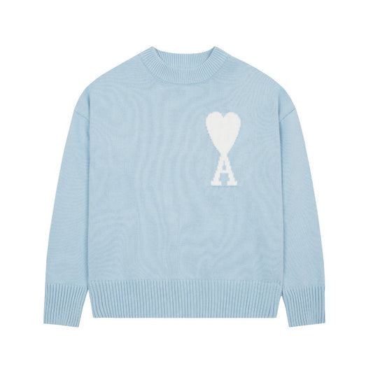 "HEART" - SWEATER BABYBLUE (UNISEX)